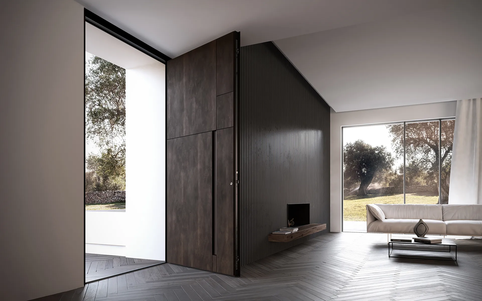 Forme Design: portoncini d'ingresso con apertura battente